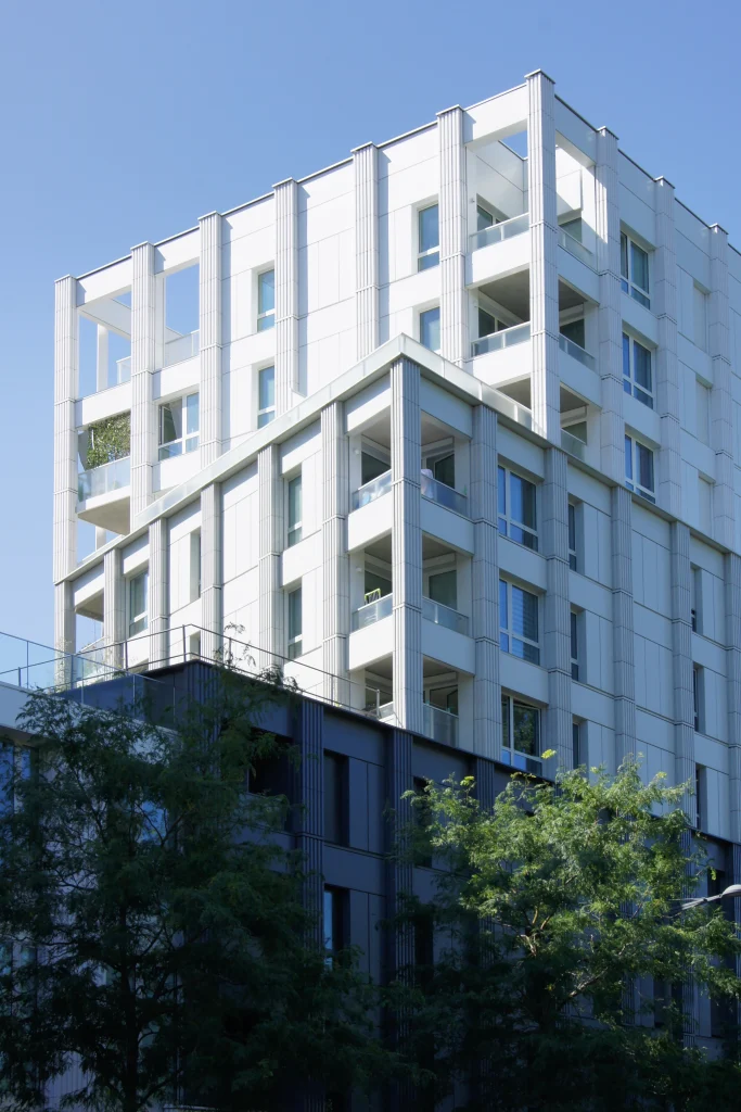 Photographie d'architecture : Lille The Partenord Habitat @Bernadeta Bardo